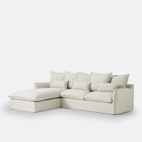 Hoes in polyester, voor hoekbank links, Odna