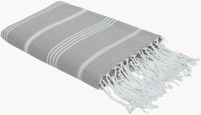 Katoenen hammamhanddoek Mykonos met franjes