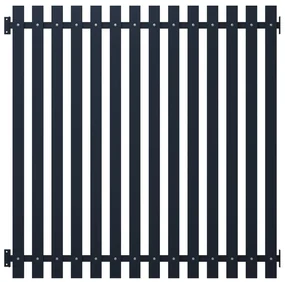 vidaXL Schuttingpaneel 170,5x170 cm gepoedercoat staal antraciet