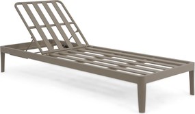 Lifestyle Garden Furniture Mateo Ligbed Met Kussen Loft/carbon Aluminium Taupe