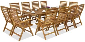 Tuinmeubelen van hout Dżakarta/Bombaj 12 Garden Point