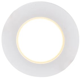 Set van 6 inbouwspots wit incl. LED dim to warm 7W IP65 - Blanca Modern IP65 rond Binnenverlichting Lamp