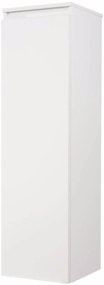Saqu Gaia halfhoge kast links 35x34x120cm glans wit