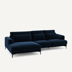 XL hoekbank links in fluweel, MARSILE