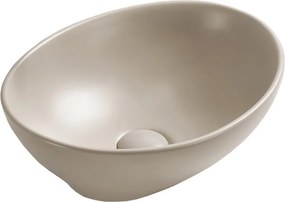 Mexen Elza opbouw waskom 40 x 33 cm, beige mat - 21014066