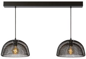 Lucide Mesh hanglamp 106cm 2x E27 zwart