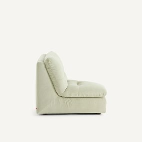 Modulaire hoek in stonewashed fluweel, GIULIANO