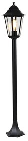 Staande buitenlantaarn zwart 120 cm IP44 - New Orleans Klassiek / Antiek E27 IP44 Buitenverlichting