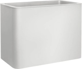 Florus Jive Terras Hoog 80cm Plantenbak - L39 x W78 x H60.2 cm - Wit - Scheidingswand