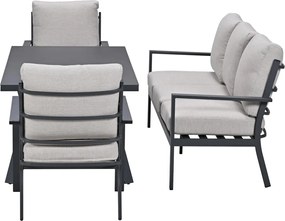 Garden Impressions Senja lounge dining set 4-delig - sandstone