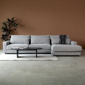 Hoekbank Met Sofa Grijs Rechts