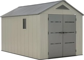 Boston kunststof gereedschapshuis 2,5 x 3,78 m CoverTech grijs