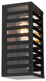 Moderne buiten wandlamp zwart 26 cm IP44 - Reims