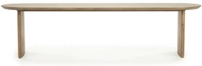 Eleonora Dex Ovale Eettafel Eikenhout Bruin 300x100 Cm - 300 X 110cm.