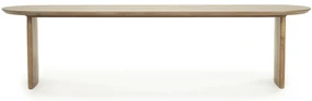 Eleonora Dex Ovale Eettafel Eikenhout Bruin 300x100 Cm - 300 X 110cm.