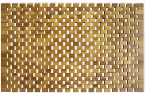 vidaXL Badmat 80x50 cm acaciahout mozaïek