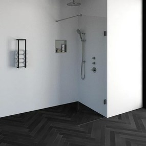 BRAUER Void inloopdouche helder glas 70x200 incl. glascoating PVD RVS-kleurig geborsteld GS-VOI1H70200NG