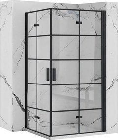 Kabina prysznicowa Rea Molier Black Double 80x80