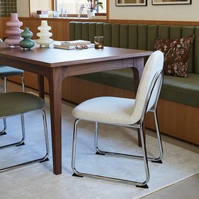 Set van 2 stoelen, poten chroom, Marsso