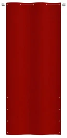 vidaXL Balkonscherm 100x240 cm oxford stof rood