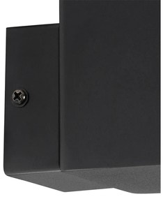 Buiten wandlamp zwart IP44 met bewegingsmelder - Denmark