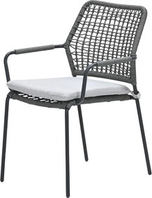 Garden Impressions Natas tuinstoel stapelbaar - grijs