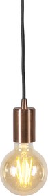 Industriële hanglamp koper - Facil