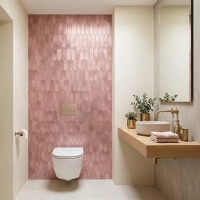 Zelfklevende Mozaïektegels Metaal | Arch Roze | 28,8×29,8 cm | Keuken, Bad &amp; WC