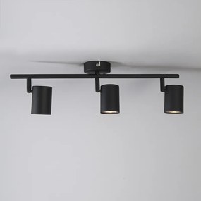 Moderne Spot / Opbouwspot / Plafondspot zwart kantelbaar 3-lichts - Jeana Modern GU10 Binnenverlichting Lamp