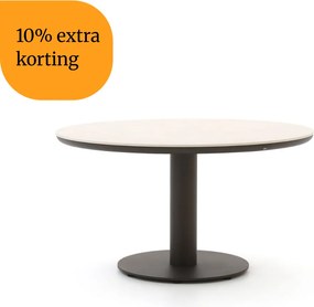 + 10% kassakorting | Tuin eettafel Apple Bee | Rond  | Tuintafel Sintered stone | Ø140cm | 4 personen | Kees Smit Tuinmeubelen