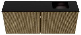 Mondiaz Joya 100cm toiletmeubel dusk met wastafel faye rechts 1 kraangat urban