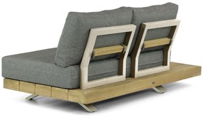 Hoek loungeset 5 personen Teak Taupe  Santika Furniture Santika