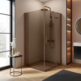 Douchecabine REA Hugo 80x90 Copper Brush