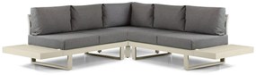 Hoek loungeset 5 personen Aluminium Taupe Lifestyle Garden Furniture Lorenzo