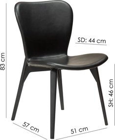 Dan-Form Paragon Design Stoel Almond Shimmer Boucle Met Walnoot