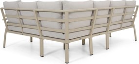 Dining Loungeset 5 personen Aluminium Zand/Beige  Domani Furniture Ocean