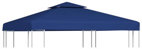 vidaXL Vervangend tentdoek prieel 310 g/m² 3x3 m donkerblauw