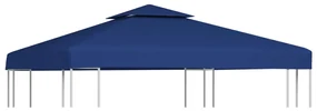 vidaXL Vervangend tentdoek prieel 310 g/m² 3x3 m donkerblauw