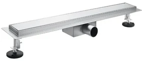 Adema Ralo douchegoot - 60cm - gesloten rooster - vloerflens - RVS SW679901/SW679922