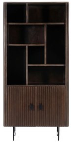 Eleonora Remi Houten Boekenkast Met Latjes - 96x37x200cm.