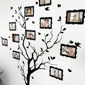 INSPIO Muursticker - Boom met foto’s 9x13cm