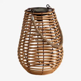 Draadloze Led-zonne-tafellamp Voor Buiten Fenri Bruin - Praliné - Sklum