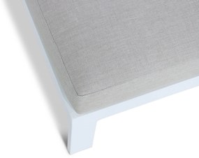 Santika Mulsanne Lounger Aluminium Wit