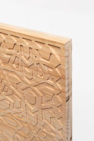 Hoofdbord Rustiek Hout voor bedden van 160 en 150 cm Naturel