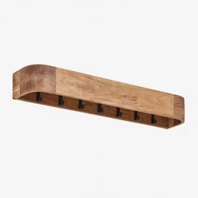 Kapstok Van Acaciahout Frigia Rustiek Acaciabruin & ↔︎ 100 Cm - Sklum