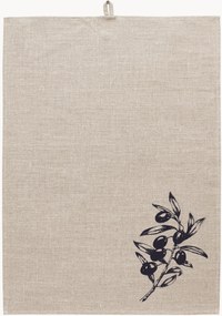 Handbedrukte theedoek Dalila