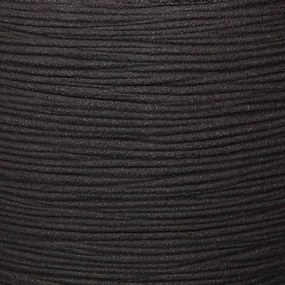 Capi Bloempot Nature Rib elegant laag 36x47 cm zwart KBLR782