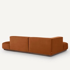 Linker hoekbank XL fluweel, Jacopo