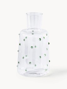 Mondgeblazen karaf Nob van borosilicaatglas, 2 L