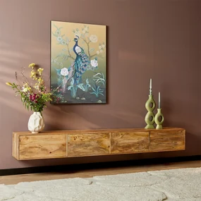 Starfurn Vision Naturel Tv-meubel Hangend 240 Cm - 240x35x30cm.